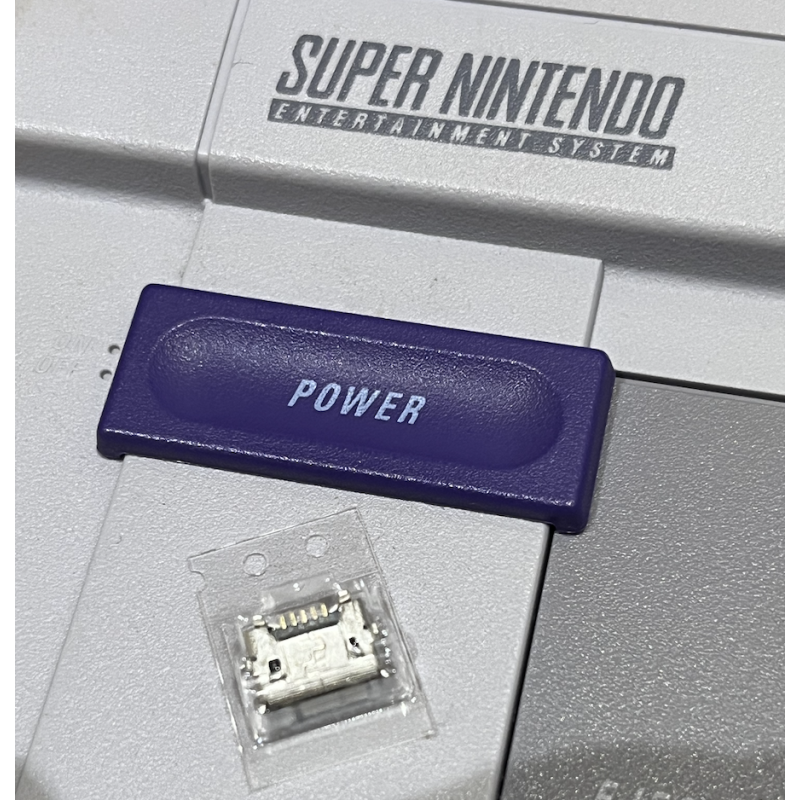 Replacement USB Connector for Super Nintendo SNES Classic (Nintendo Classic Mini)