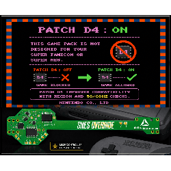 SNES Override – 50/60 Hz Mod with OSD and Region Unlock for Super Nintendo