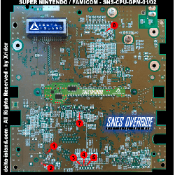 SNES Override – 50/60 Hz Mod with OSD and Region Unlock for Super Nintendo