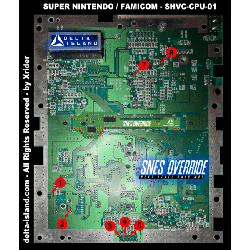 SNES Override – 50/60 Hz Mod with OSD and Region Unlock for Super Nintendo