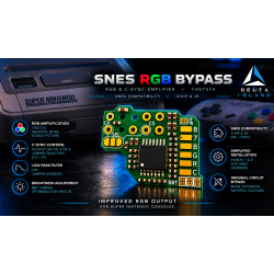 Delta SNES RGB ByPass – Super Nintendo - Famicom 1CHIP / SNES2 / Jr