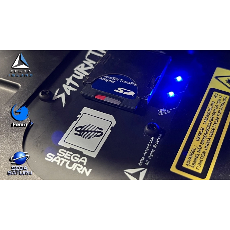 Delta SaturnTray SD Card Tray for Sega Saturn Fenrir ODE