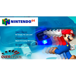 N64 Switchless Overclock kit Mod for Nintendo 64 - N64 console